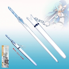刀剑神域水精灵(蓝)细剑22cm带鞘武器挂扣13.50一个