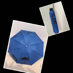 名侦探柯南标志蓝色折叠防晒雨伞