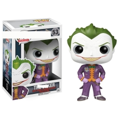 FUNKO POP 阿卡姆疯人院蝙蝠侠小丑joker动画漫画周边手办公仔53#