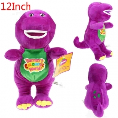 12寸费雪班尼 紫色 恐龙 毛绒玩具公仔娃娃
