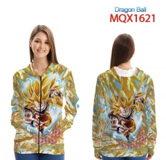 七龙珠-MQX-1621-全彩拉链连帽贴袋卫衣外套XXS-4XL共9个码数