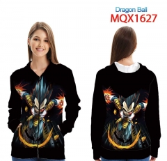 七龙珠 MQX-1627-(3) 全彩拉链连帽贴袋卫衣外套XXS-4XL共9个码数