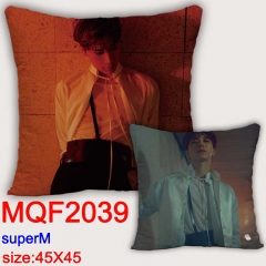 韩国男团 Super M  MQG2039  双面全彩抱枕靠枕-45X45CM