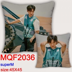 韩国男团 Super M  MQF2036  双面全彩抱枕靠枕-45X45CM