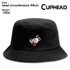 58CM Cuphead Adult Sunshade Cap Bucket Hat