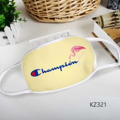 KZ321-火烈鸟-个性彩印太空棉口罩
