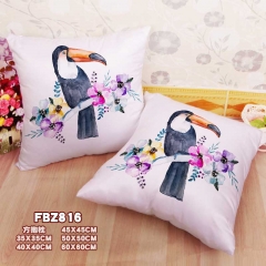 FBZ816-啄木鸟-动物方抱枕