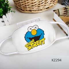 KZ294-芝麻街-动漫彩印太空棉口罩