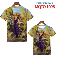 七龙珠-MQTO-1098-欧码全彩印花短袖T恤-2XS-4XL共9个码