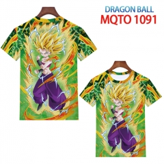 七龙珠-MQTO-1091-欧码全彩印花短袖T恤-2XS-4XL共9个码