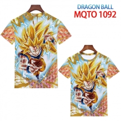 七龙珠-MQTO-1092-欧码全彩印花短袖T恤-2XS-4XL共9个码
