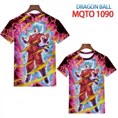 七龙珠-MQTO-1090-欧码全彩印花短袖T恤-2XS-4XL共9个码