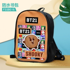 FSSB016-BT21 个性防水书包