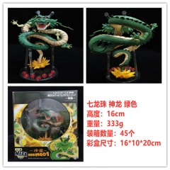 七龙珠 Z 剧场版 WCF 神龙 绿色 景品手办，一件45个，高约16cm，外盒尺寸16X10X20cm，重量333g