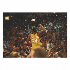【J025】NBA球星科比 复古牛皮纸海报 酒吧咖啡馆卧室装饰画