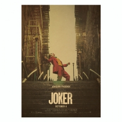 【D019】DC小丑THE JOKER 牛皮纸海报 酒吧咖啡馆装饰画