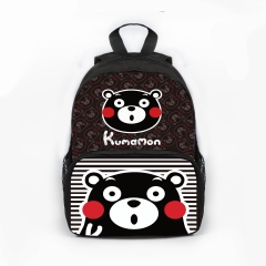 新款可爱熊本熊学生背包涤纶韩版中小学生双肩包多功能书包可代发