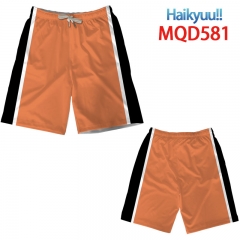 MQD 排球少年 印花沙滩短裤