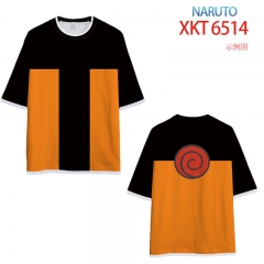 XKT 火影忍者 新款带黑（白）边宽松T恤