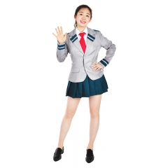 亚马逊ebay我的英雄学院丽日御茶子服校服 cosplay动漫服装
