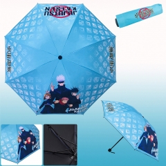 咒术回战蓝色数码印雨伞2