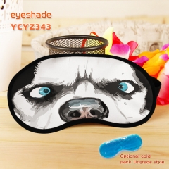 YCYZ343-哈士奇 动物彩印复合布眼罩