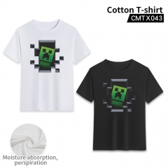 CMTX043-我的世界 游戏 纯棉T恤 双面