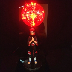 （带彩盒+带电）动漫火影忍者手办创意台灯led台灯 护眼灯发光玩具 创意发光
