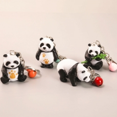 （袋装）4款大熊猫手办 卡通动物玩具扭蛋公仔微景观摆件