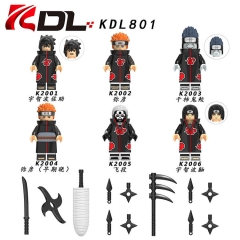 KDL801动漫系列人仔拼装积木儿童玩具袋装外贸混批K2001-2006