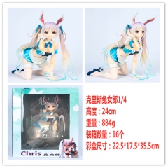 优质特价 Chris Aqua blue 克里斯 水蓝色 兔女郎 1/4 超大手办，一件16个，高约24cm，外盒尺寸22.5*17.5*35.5cm