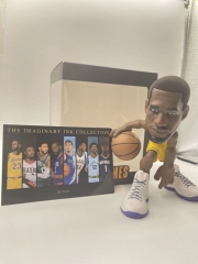 NBA 篮球明星 詹姆斯 控球 盒装手办 高15cm
