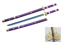 XSF6108 -- 1M《《航海王》-紫色阎魔刀 PU发泡 (塑料鞘+PU剑身手把+EVA刀镡)
