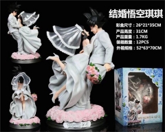 七龙珠 GK 结婚 婚礼甜蜜 悟空琪琪 盒装手办 高31cm 一箱16个