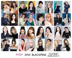 K-POP BLACKPINK  8张套装压纹海报