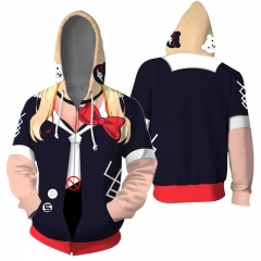 2020新款 弹丸论破里面的江之岛盾子动漫3D卫衣 cosplay卫衣