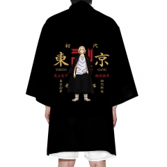 跨境新品日漫 东京卍复仇者cosplay角色服长款披风和服厂家批发