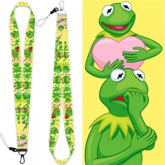 可爱科米蛙Kermit the Frog挂绳手机挂件钥匙扣卡牌绳可拆分手绳