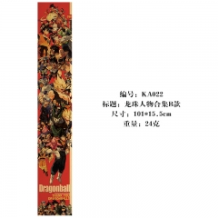 101*15.5cm【【KA022】龙珠人物合集B款 复古牛皮纸海报 酒吧咖啡馆装饰画