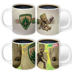 跨境 Groot mug 格鲁特 白马克杯 陶瓷咖啡早餐牛奶茶水杯子礼物