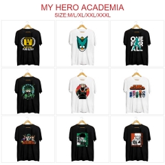 我的英雄学院 动漫纯棉彩图印花T恤