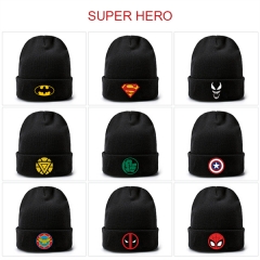 超级英雄15款 动漫针织帽 帽子