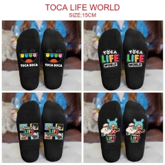 托卡生活世界-5款 动漫针织印花袜子