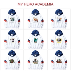 动漫纯棉拼色套头卫衣 我的英雄学院
