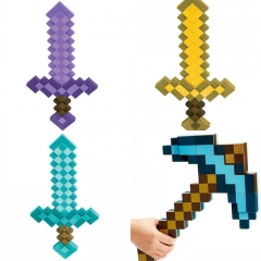 Minecraft我的世界弓箭钻石剑镐二合一玩具游戏周边武器道具