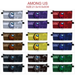 AMONG US  9款 pu皮革拉链笔袋