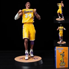 NBA 湖人队 科比 胜利呐喊 1比6 手办雕像，一件16个，高约34cm，彩盒尺寸：22X17X36cm，重量1069g