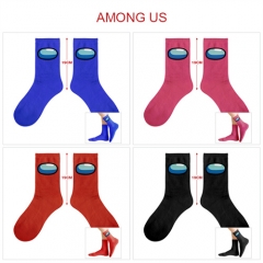 （5双一套）AMONG US 8款 动漫印花中筒袜子