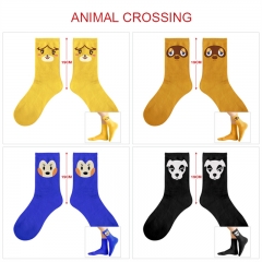（5双一套）动物之森4款 动漫印花中筒袜子