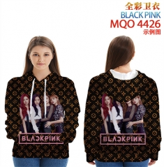Blackpink  MQO-4426 欧码贴袋卫衣